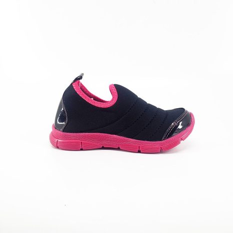 tênis infantil menina pipos PRETO-PINK