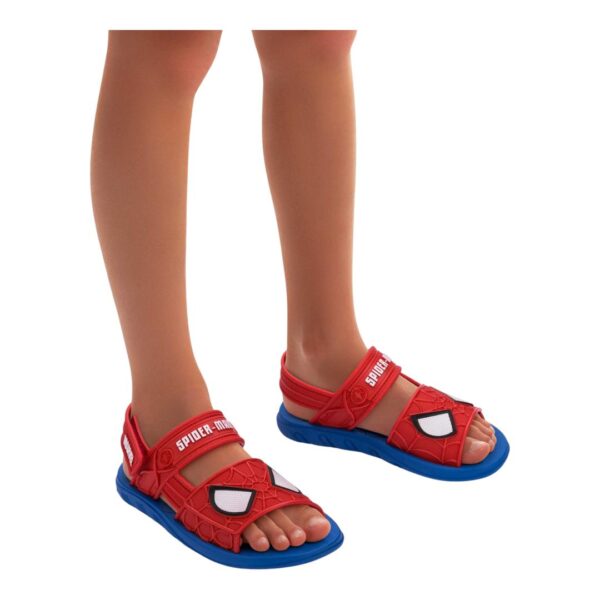 sandália infantil menino grendene homem aranha com brinde